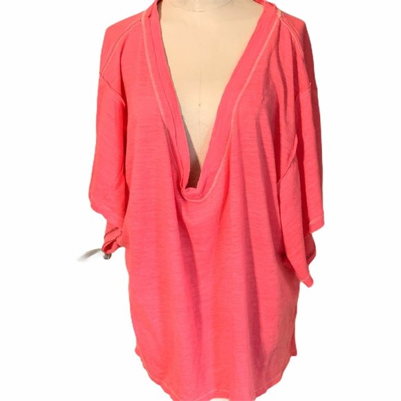 Free People Tops - Free People Womens Batwing Basic T-Shirt Oversized